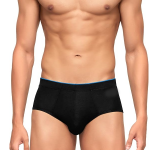 Conversational Printed Mid-Rise Organic Cotton Briefs